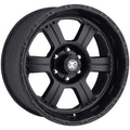 Pro Comp - PA89 KORE - Black - Flat Black - 16" x 8", -12 Offset, 6x114.3 (Bolt pattern), 83.1mm HUB