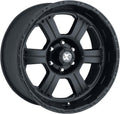 Pro Comp - PA89 KORE - Black - Flat Black - 17" x 8", 0 Offset, 6x139.7 (Bolt pattern), 108.0mm HUB