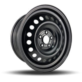 DTD - Steel - Black - Noir - 17" x 7", 42 Offset, 5x114.3 (Bolt pattern), 66.1mm HUB