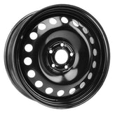 DTD - Steel - Black - Black - 17" x 7.5", 44 Offset, 5x127 (Bolt Pattern), 71.5mm HUB