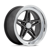 American Racing Vintage - VN514 GROOVE - Gunmetal - Anthracite with Diamond Cut Lip - 20" x 10", 6 Offset, 5x120.65 (Bolt pattern), 72.6mm HUB