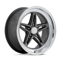 American Racing Vintage - VN514 GROOVE - Gunmetal - Anthracite with Diamond Cut Lip - 20" x 10", -20 Offset, 5x127 (Bolt pattern), 78.1mm HUB