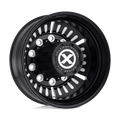 ATX - AO403 ROULETTE - Black - Satin Black Milled - 24.5" x 8.3", -168 Offset, 10x285.75 (Bolt pattern), 220.1mm HUB