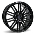 RSSW - Milan - Black - 21" x 9.5", 65 Offset, 5x130 (Bolt pattern), 71.5mm HUB