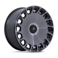 Asanti Black - ABL-45 ARISTOCRAT - Black - Gloss Black Machined Face with Ddt - 22" x 10.5", 38 Offset, 5x112/120 (Bolt pattern), 74.1mm HUB