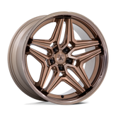 Asanti Black - ABL-46 DUKE - Bronze - Platinum Bronze - 20" x 9", 15 Offset, 5x115 (Bolt pattern), 72.56mm HUB