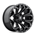 Fuel - D576 ASSAULT - Black - Gloss Black Milled - 22" x 10", -18 Offset, 6x135/139.70 (Bolt pattern), 106.1mm HUB
