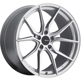 Advanti - Hybris - Silver - Silver W/ Machined Face - 18" x 8", 37 Offset, 5x100 (Bolt pattern), 73.1mm HUB