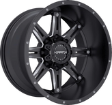 Advanti - Storm S1 - Black - Matte Black - 17" x 9", 35 Offset, 4x100 (Bolt pattern), 73.1mm HUB