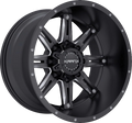 Advanti - Storm S1 - Black - Matte Black - 17" x 9", 45 Offset, 4x100 (Bolt pattern), 73.1mm HUB