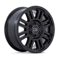 Black Rhino - YELLOWSTONE - Black - Matte Black - 17" x 8", 38 Offset, 6x130 (Bolt pattern), 84.1mm HUB