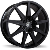 Braelin - BR15 - Black - Gloss Black - 20" x 8.5", 35 Offset, 6x132 (Bolt pattern), 74.5mm HUB