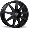 Braelin - BR15 - Black - Gloss Black - 20" x 8.5", 45 Offset, 6x132 (Bolt pattern), 74.5mm HUB