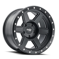 Dirty Life - COMPOUND - Black - Matte Black - 20" x 10", -25 Offset, 8x170 (Bolt pattern), 125.2mm HUB