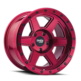 Dirty Life - COMPOUND - Crimson Candy Red - 18" x 9", -12 Offset, 5x127 (Bolt pattern), 78.1mm HUB