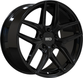 Euro Design - Forza - Black - Gloss Black - 19" x 8.5", 30 Offset, 5x110 (Bolt pattern), 65.1mm HUB