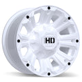 Fast HD - AMMO - White - Gloss White - 16" x 8", 10 Offset, 8x165.1 (Bolt pattern), 125.0mm HUB