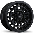 Fast HD - K-O - Black - Gloss Black - 16" x 8", 40 Offset, 6x139.7 (Bolt pattern), 93.1mm HUB