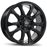 Fast HD - Tactical - Black - Gloss Black - 20" x 9", 28 Offset, 6x139.7 (Bolt pattern), 106.1mm HUB