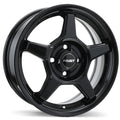 Fast Wheels - Flair - Black - Gloss Black - 15" x 6", 40 Offset, 4x100 (Bolt pattern), 56.1mm HUB