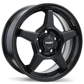 Fast Wheels - Flair - Black - Gloss Black - 15" x 6", 40 Offset, 5x114.3 (Bolt pattern), 67.1mm HUB