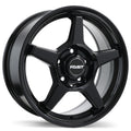Fast Wheels - Flair - Black - Gloss Black - 16" x 7", 45 Offset, 5x114.3 (Bolt pattern), 70.6mm HUB