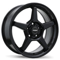 Fast Wheels - Flair - Black - Gloss Black - 17" x 7", 45 Offset, 5x114.3 (Bolt pattern), 70.6mm HUB