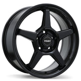 Fast Wheels - Flair - Black - Gloss Black - 17" x 7", 45 Offset, 5x114.3 (Bolt pattern), 67.1mm HUB