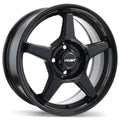 Fast Wheels - Flair - Black - Gloss Black - 16" x 6.5", 40 Offset, 4x100 (Bolt pattern), 60.1mm HUB
