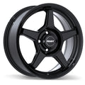 Fast Wheels - Flair - Black - Gloss Black - 17" x 7", 42 Offset, 4x100 (Bolt pattern), 60.1mm HUB