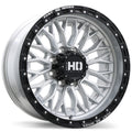 Fast HD - Muramasa - Silver - Gloss Silver with Black Lip - 20" x 10", 0 Offset, 8x170 (Bolt pattern), 125.1mm HUB