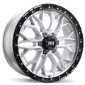 Fast HD - Muramasa - Silver - Gloss Silver with Black Lip - 20" x 9", 30 Offset, 6x135 (Bolt pattern), 87.1mm HUB