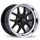 Fast Wheels - FC04V - Black - Gloss Black with Machined Lip - 18" x 11", -10 Offset, 5x115 (Bolt pattern), 71.5mm HUB