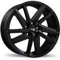 Fast Wheels - EV01(+) - Black - Satin Black - 19" x 8", 45 Offset, 5x112 (Bolt pattern), 66.6mm HUB