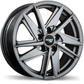 Fast Wheels - EV01 - Gunmetal - Titanium - 19" x 8", 45 Offset, 5x112 (Bolt pattern), 66.5mm HUB