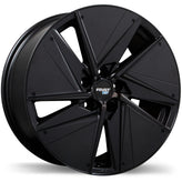 Fast Wheels - EV01(+) - Black - Satin Black - 19" x 8", 45 Offset, 5x112 (Bolt pattern), 66.6mm HUB