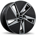 Fast Wheels - EV01(+) - Gunmetal - Titanium - 20" x 8.5", 45 Offset, 5x112 (Bolt pattern), 66.5mm HUB