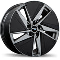 Fast Wheels - EV01(+) - Gunmetal - Titanium - 19" x 8", 45 Offset, 5x112 (Bolt pattern), 66.6mm HUB