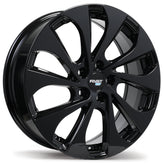 Fast Wheels - EV05 - Black - Gloss Black - 18" x 8", 48 Offset, 5x108 (Bolt pattern), 63.4mm HUB