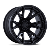 Fuel - FC402 CATALYST - Black - Matte Black with Gloss Black Lip - 20" x 10", -18 Offset, 6x139.7 (Bolt pattern), 106.1mm HUB