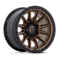 Fuel - FC866 PISTON - Bronze - Matte Bronze with Gloss Black Lip - 22" x 10", -18 Offset, 5x127 (Bolt pattern), 71.5mm HUB