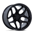Fuel - FLUX - Black - Gloss Black - 22" x 12", -44 Offset, 6x139.7 (Bolt pattern), 106.1mm HUB