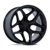 Fuel - FLUX - Black - Gloss Black - 22" x 12", -44 Offset, 6x135 (Bolt pattern), 87.1mm HUB