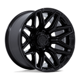 Fuel - FLUX - Black - Gloss Black - 20" x 10", -18 Offset, 8x165.1 (Bolt pattern), 125.1mm HUB