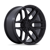 Fuel - FLUX - Black - Blackout - 22" x 9.5", 20 Offset, 6x135 (Bolt pattern), 87.1mm HUB