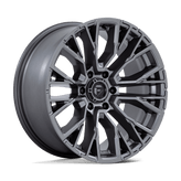 Fuel - D848 REBAR - Gunmetal - Matte Gunmetal - 20" x 9", 1 Offset, 6x139.7 (Bolt pattern), 106.1mm HUB