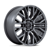 Fuel - D848 REBAR - Gunmetal - Matte Gunmetal - 20" x 9", 20 Offset, 6x139.7 (Bolt pattern), 106.1mm HUB