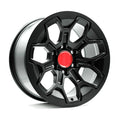 OE+ - TT06 - Black - Matte Black - 18" x 9", 15 Offset, 6x139.7 (Bolt pattern), 95.1mm HUB