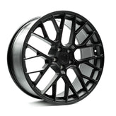 OE+ - P02 - Black - Matte Black - 20" x 10", 55 Offset, 5x130 (Bolt pattern), 71.6mm HUB