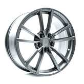 OE+ - VW02 - Gunmetal - Matte Gunmetal - 17" x 7.5", 45 Offset, 5x112 (Bolt pattern), 57.1mm HUB